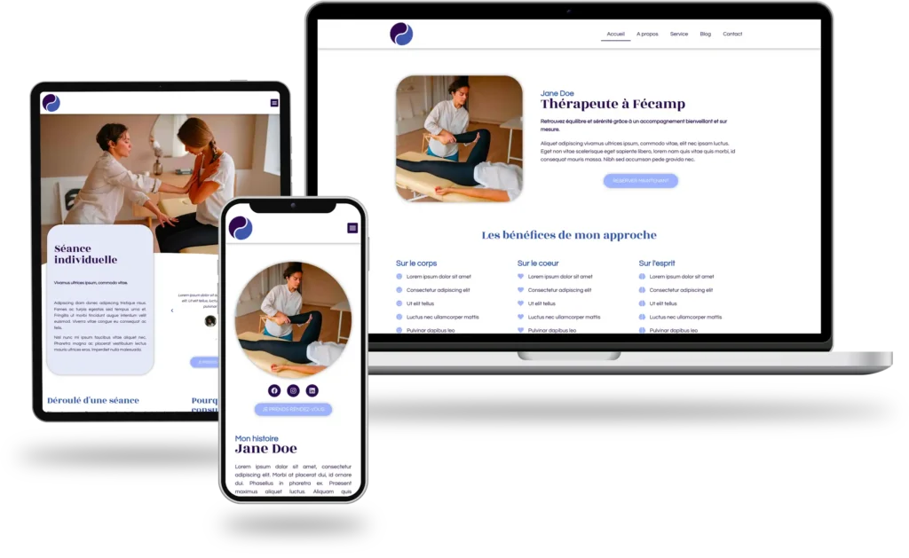 Solution Eclosion Création de sites clés en main pour les coachs, thérapeutes et psychologues